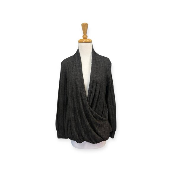 Maeve Tops - Anthropologie Maeve Rafela Hacci Surplice Top Brown Size S Small